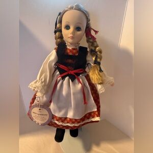 Vintage & Pristine Effanbee "Miss Germany" or "Heidi" Collectible Doll 1980's
